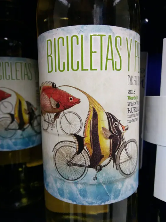 More on fish locomotion or just a wine bottle lable combining some of my favourite interests.